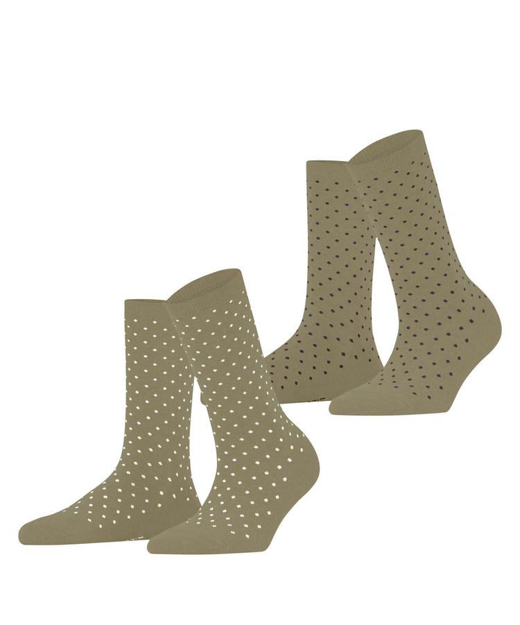 ESPRIT ESPRIT Fine Dot  2-Pack Socken Damen - seagrass (7551) - 0 | SportScheck