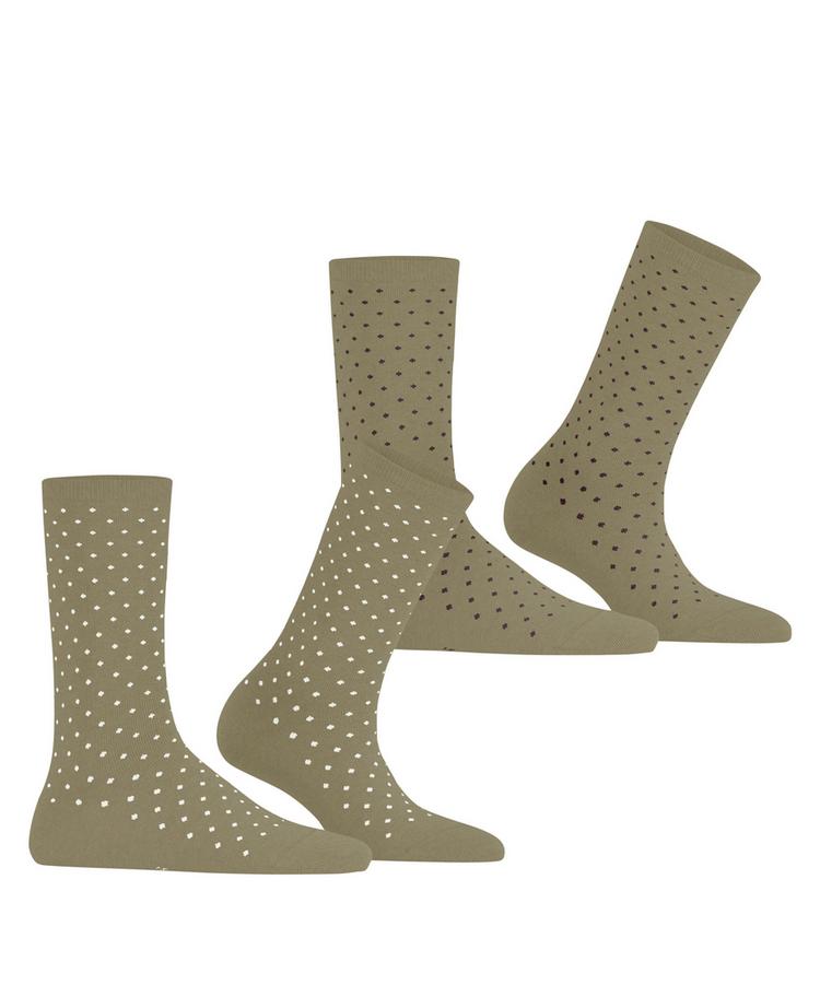 ESPRIT ESPRIT Fine Dot  2-Pack Socken Damen - seagrass (7551) - 0 | SportScheck