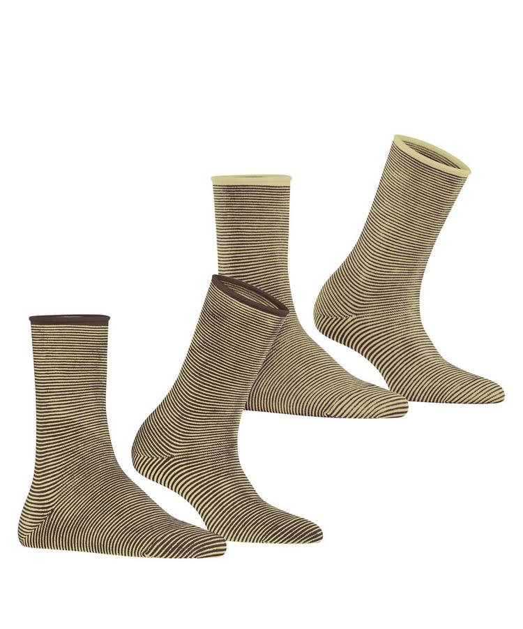 ESPRIT ESPRIT Allover Stripe  2-Pack Socken Damen - sortiment (0400) - 0 | SportScheck
