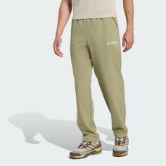 Rückansicht von adidas Terrex Multi Liteflex Hose Wanderhose Herren Tent Green