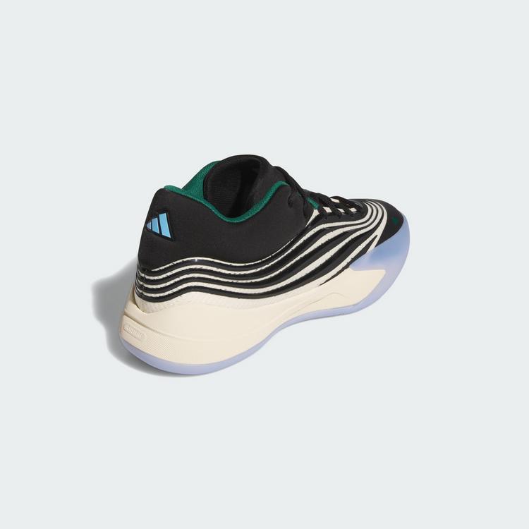 adidas adidas Dame X Schuh Basketballschuhe - Core Black / Warm Vanilla / Blue Burst - 4 | SportScheck