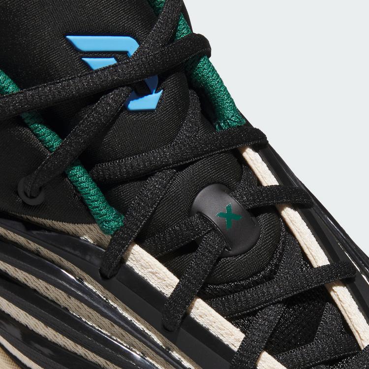 adidas adidas Dame X Schuh Basketballschuhe - Core Black / Warm Vanilla / Blue Burst - 6 | SportScheck