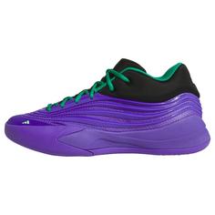 adidas Dame X Schuhe Basketballschuhe Purple Rush / Core Black / Court Green