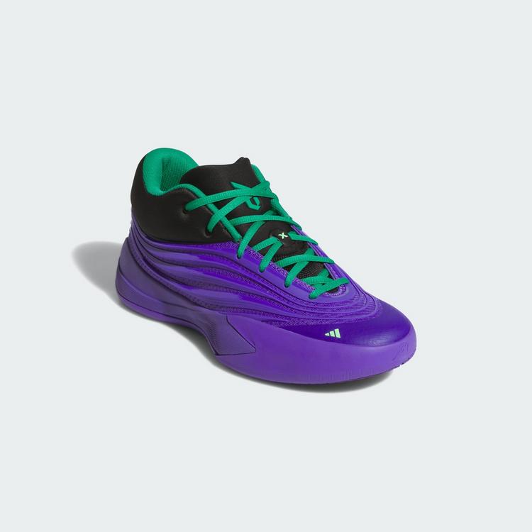adidas adidas Dame X Schuh Basketballschuhe - Purple Rush / Core Black / Court Green - 3 | SportScheck