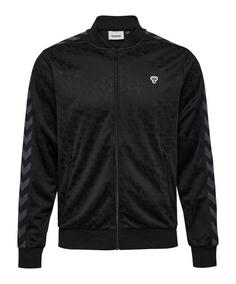 hummel Archive Regular Poly Aop Jacke Sweatjacke schwarz