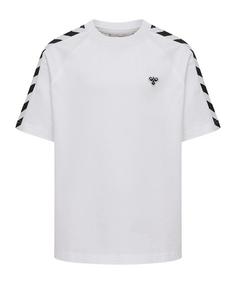 hummel Archive Loose S/S T-Shirt Kids Weiß T-Shirt Kinder weiss
