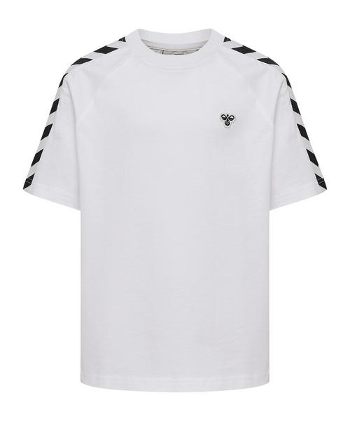 hummel Archive Loose S/S T-Shirt Kids Wei&szlig; T-Shirt Kinder