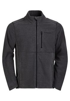 FUNDANGO Jeffrey Fullzip Fleece Fleecejacke Herren black heather