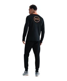 Rückansicht von Nike Inter Mailand Academy Pro Sweatshirt Funktionssweatshirt Herren schwarzblau