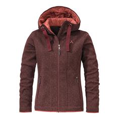 Schöffel Fleece Hoody Aurora L Fleecejacke Damen 2635 rot