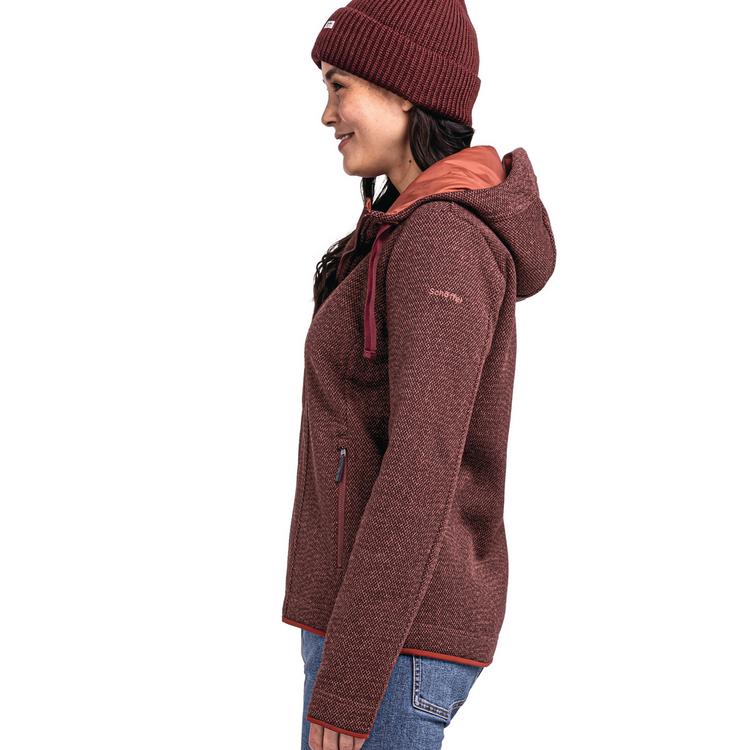 Sch&ouml;ffel Sch&ouml;ffel Fleece Hoody Aurora L Fleecejacke Damen - 2635 - rot - 2 | SportScheck