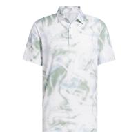 adidas Ultimate365 Printed Mesh Poloshirt Funktionsshirt Herren - White