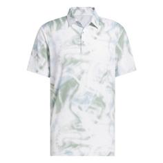 adidas Ultimate365 Printed Mesh Poloshirt Funktionsshirt Herren White