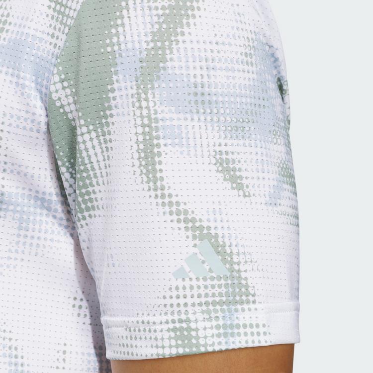 adidas adidas Ultimate365 Printed Mesh Poloshirt Funktionsshirt Herren - White - 0 | SportScheck