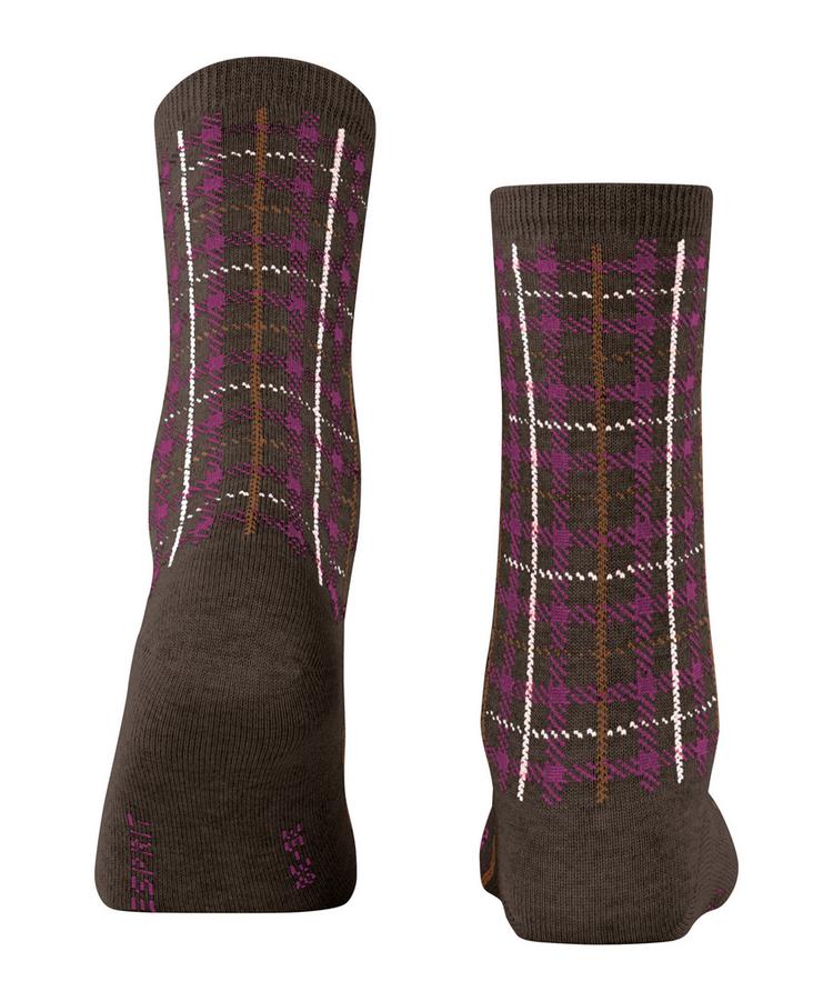 ESPRIT ESPRIT Check SO Socken Damen - teak melange (5456) - 0 | SportScheck