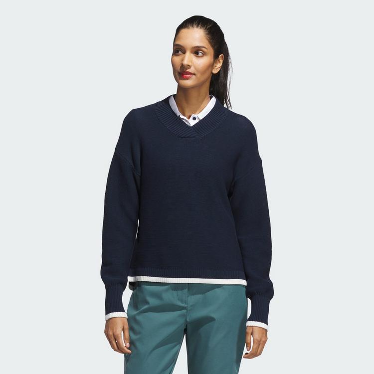 adidas adidas Ultimate365 Strickpullover Sweatshirt Damen - Collegiate Navy - 0 | SportScheck