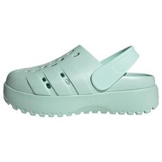 adidas Adilette Plateau-Clog Badelatschen Damen Halo Mint / Halo Mint / Halo Mint