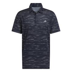 adidas Ultimate365 Mesh Glimmer Print Poloshirt Funktionsshirt Herren Collegiate Navy