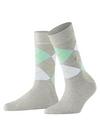 Burlington Queen Socken Damen - wool grey melange (3824)