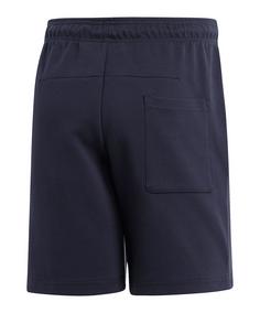 Rückansicht von adidas MH 3 Stripe Short Fußballshorts Herren schwarz