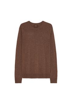 DANISH ENDURANCE Premium Knit Pullover Rundhalspullover Herren brown