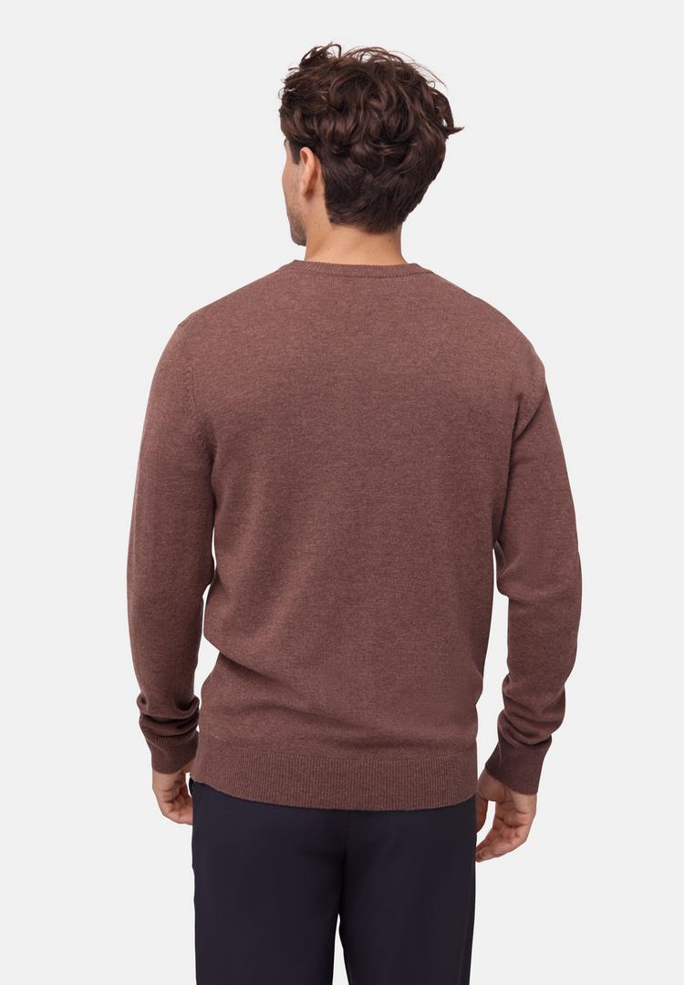 DANISH ENDURANCE DANISH ENDURANCE Premium Knit Pullover Rundhalspullover Herren - brown - 1 | SportScheck