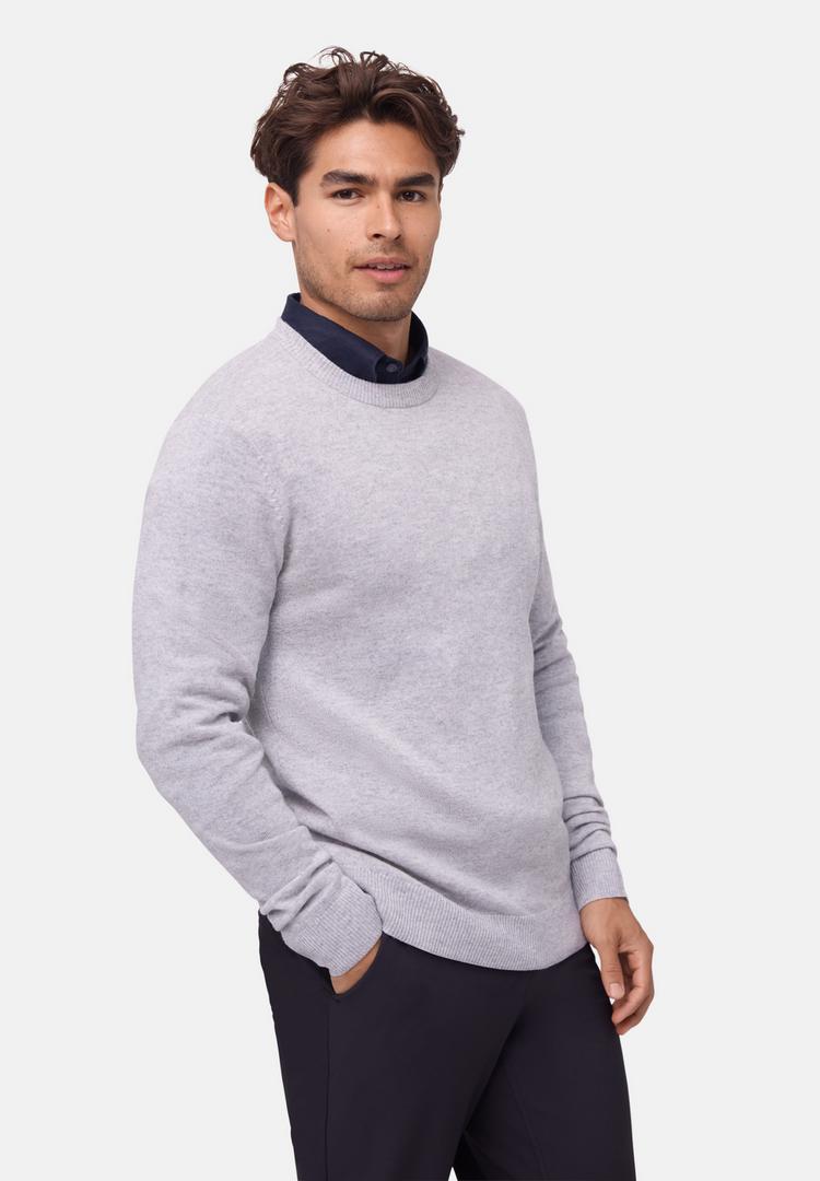 DANISH ENDURANCE DANISH ENDURANCE Premium Knit Pullover Rundhalspullover Herren - hellgrau - 0 | SportScheck