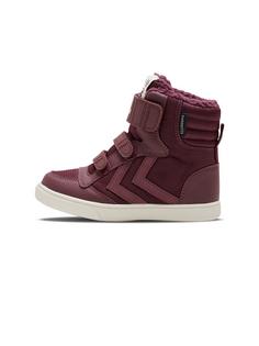 hummel STADIL SUPER POLY BOOT RECYCLED TEX JR Winterschuhe Kinder WINDSOR WINE