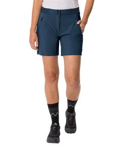 Rückansicht von VAUDE Women's Scopi LW Shorts II Funktionshose Damen dark sea uni