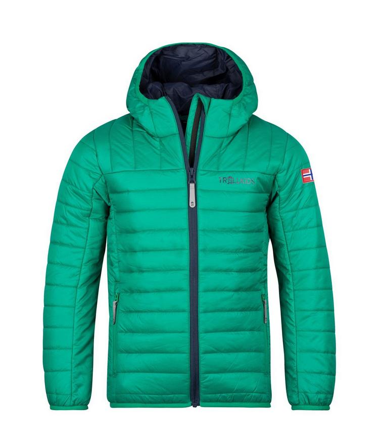 Trollkids Trollkids Eikefjord Steppjacke Kinder - Pfeffergr&uuml;n/Marineblau - 0 | SportScheck