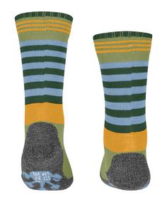 Rückansicht von Falke Active Frog SO Wandersocken Kinder ferngreen (7084)