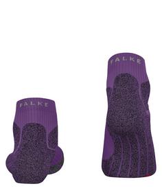 Rückansicht von Falke RU Trail Laufsocken Damen plum (8028)