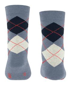 Rückansicht von Falke Classic Argyle SO Freizeitsocken Kinder light jeans (6662)