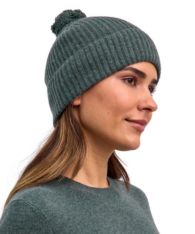 Falke Falke Pure Cashmere Pompom Beanie Beanie - tundra pine (7117) - 0 | SportScheck