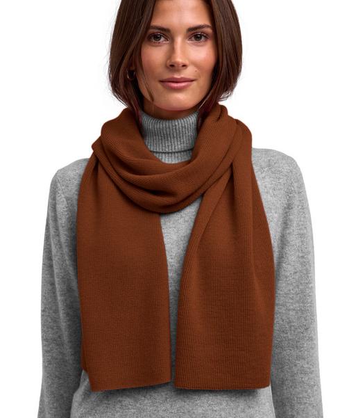 Rückansicht von Falke Schal brown (5100)