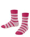 Falke Simple Stripes CP Socken Kinder - fuchsia (8856)