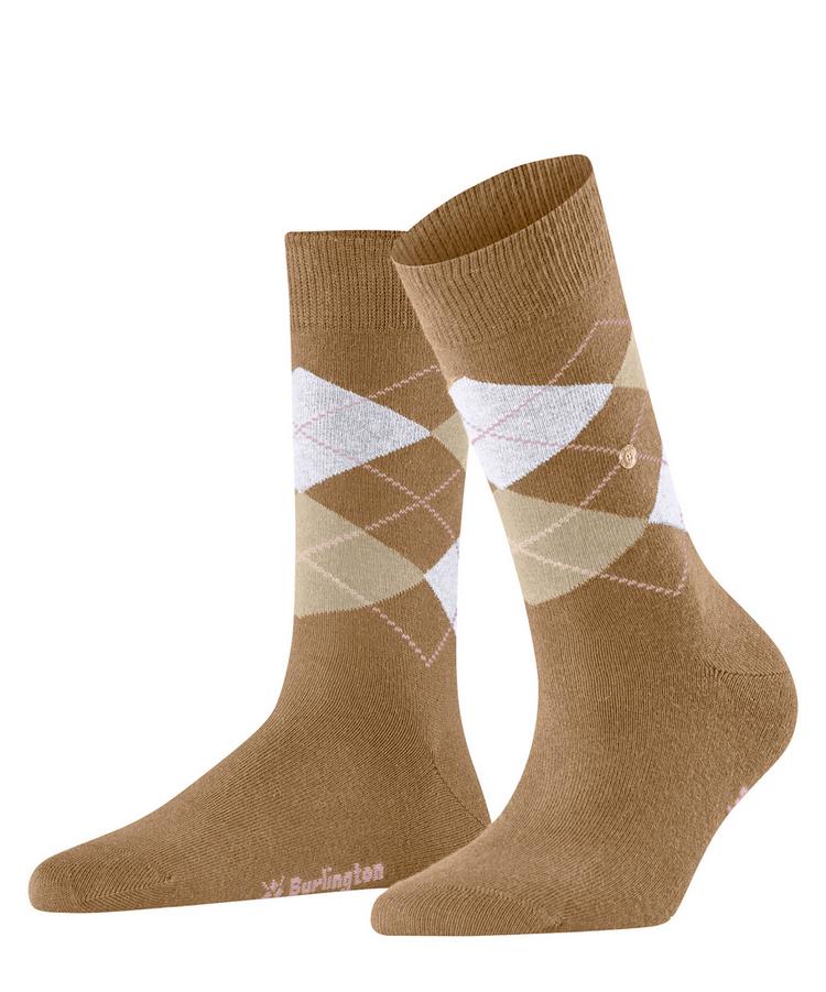 Burlington Burlington Basic Gift Box Argyle 2-Pack SO Socken Damen - gold (0089) - 1 | SportScheck