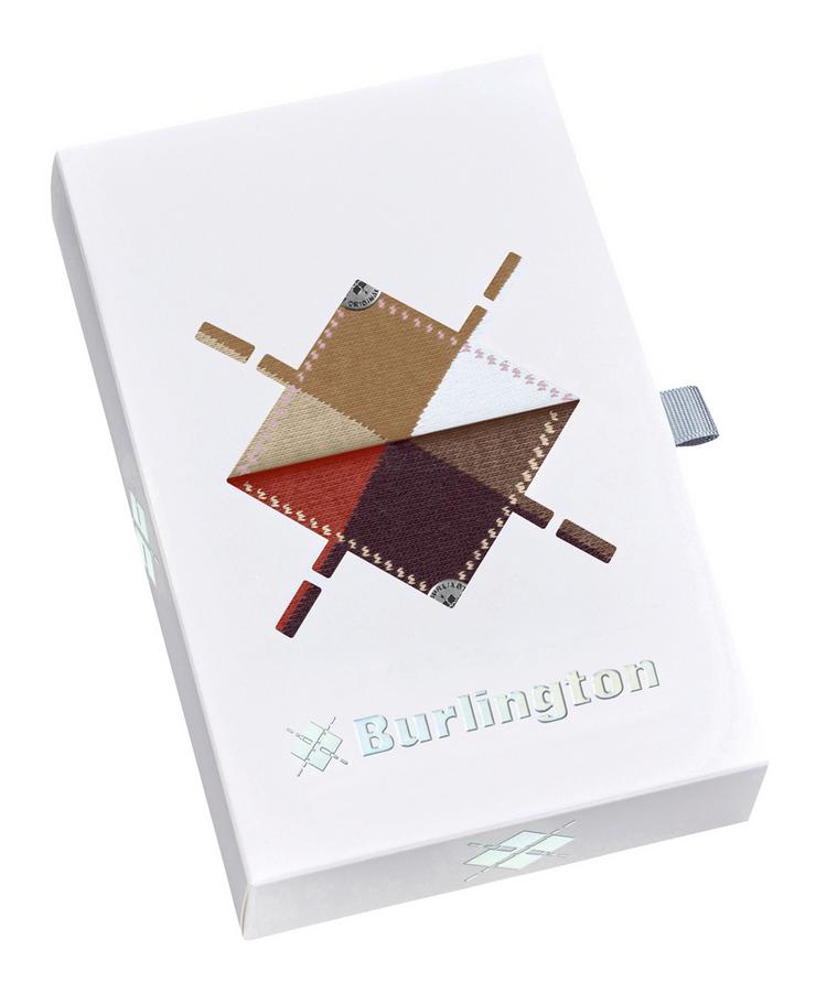 Burlington Burlington Basic Gift Box Argyle 2-Pack SO Socken Damen - gold (0089) - 2 | SportScheck
