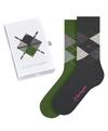 Burlington Basic Gift Box Argyle 2-Pack SO Socken Damen - goldy (0099)