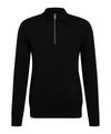 Falke Merino X-Fine Half-Zip Strickpullover Herren - black (3000)