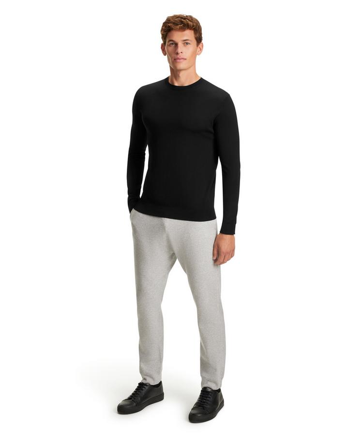 Falke Falke Merino Ultrafine Crew Neck Strickpullover Herren - black (3000) - 4 | SportScheck