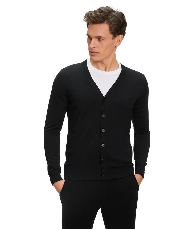 Falke Falke Merino X-Fine Cardigan Strickpullover Herren - black (3000) - 0 | SportScheck