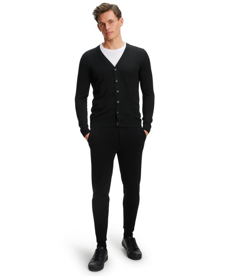 Falke Falke Merino X-Fine Cardigan Strickpullover Herren - black (3000) - 2 | SportScheck