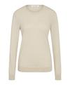 Falke Crew Neck New Merino Strickpullover Damen - beige mel. (4043)