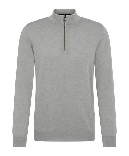 Falke Merino X-Fine Half-Zip Strickpullover Herren