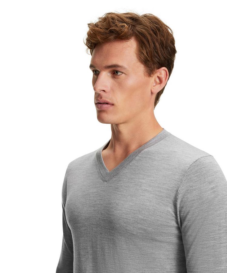 Falke Falke Strickpullover Herren - light greymel. (3390) - 4 | SportScheck