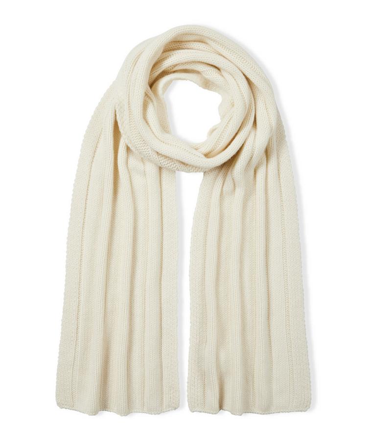 Falke Falke Pure Cashmere Ribbed Scarf u Schal - off-white (2040) - 0 | SportScheck