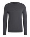Falke Merino Ultrafine Crew Neck Strickpullover Herren - dark grey (3970)