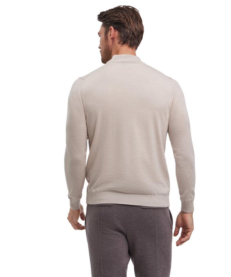 Falke Falke Merino X-Fine Half-Zip Strickpullover Herren - beige mel. (4043) - 0 | SportScheck