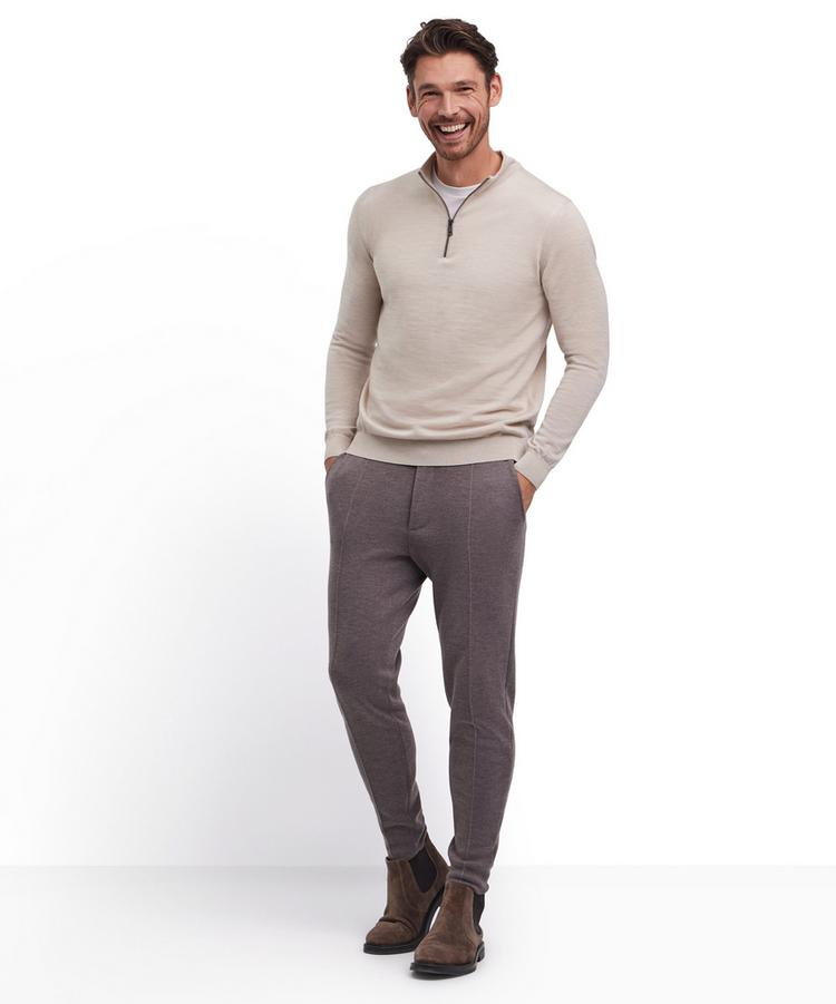 Falke Falke Merino X-Fine Half-Zip Strickpullover Herren - beige mel. (4043) - 1 | SportScheck